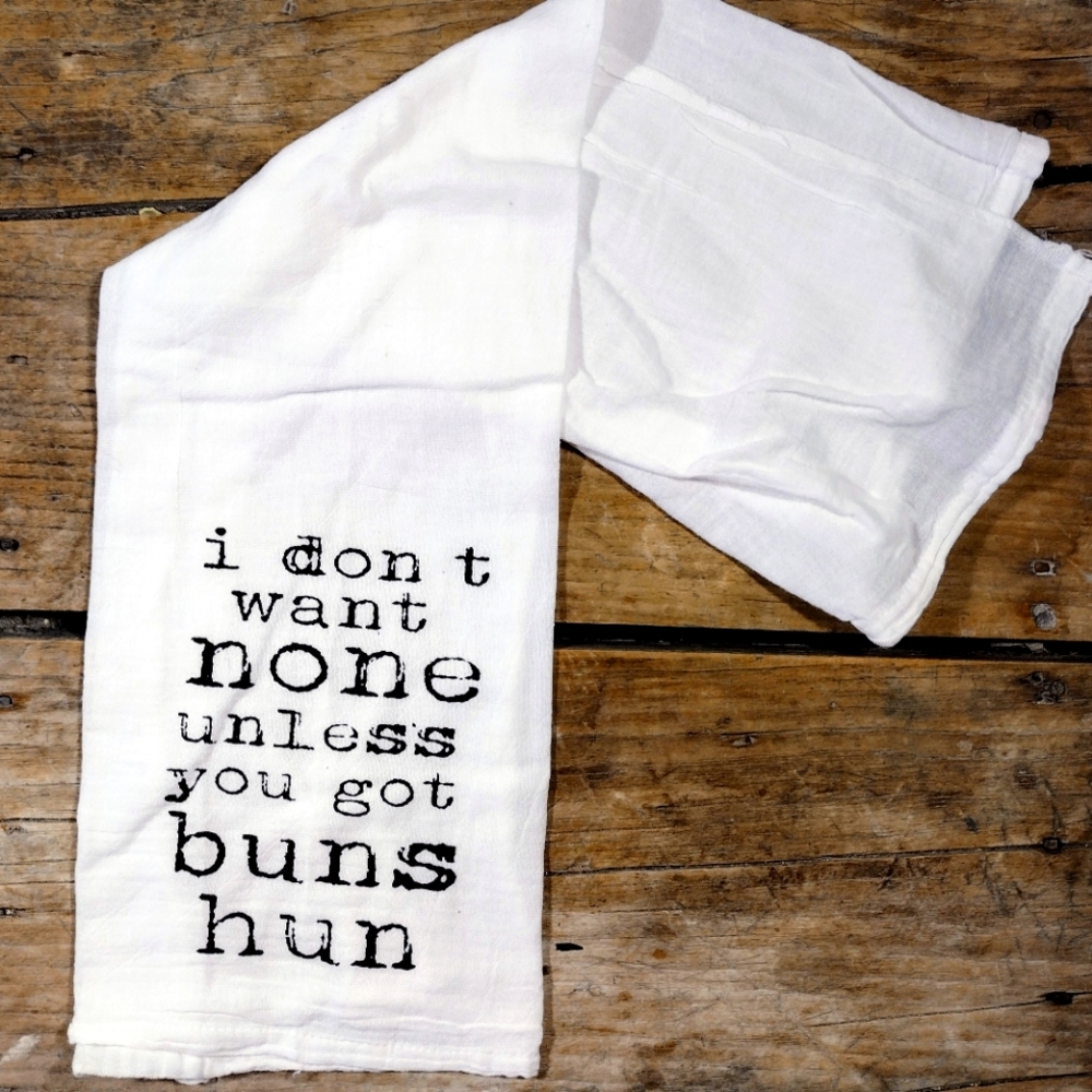 NWT Funny Flour Sack Towel